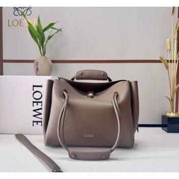 Loewe Medium Madrid bag in supple grained calfskin Taupe 20265 052451 (nana-260407070)