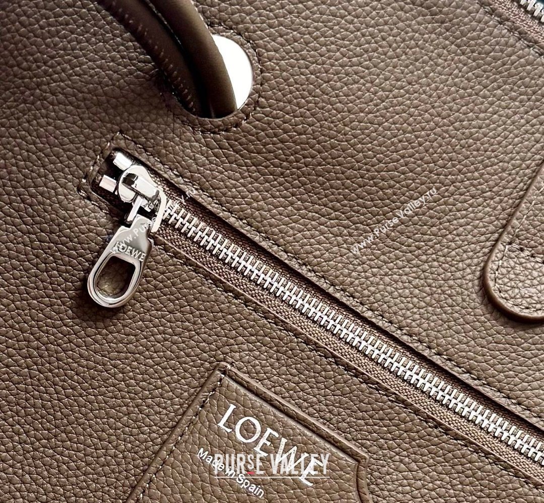 Loewe Medium Madrid bag in supple grained calfskin Taupe 20265 052451 (nana-260407070)