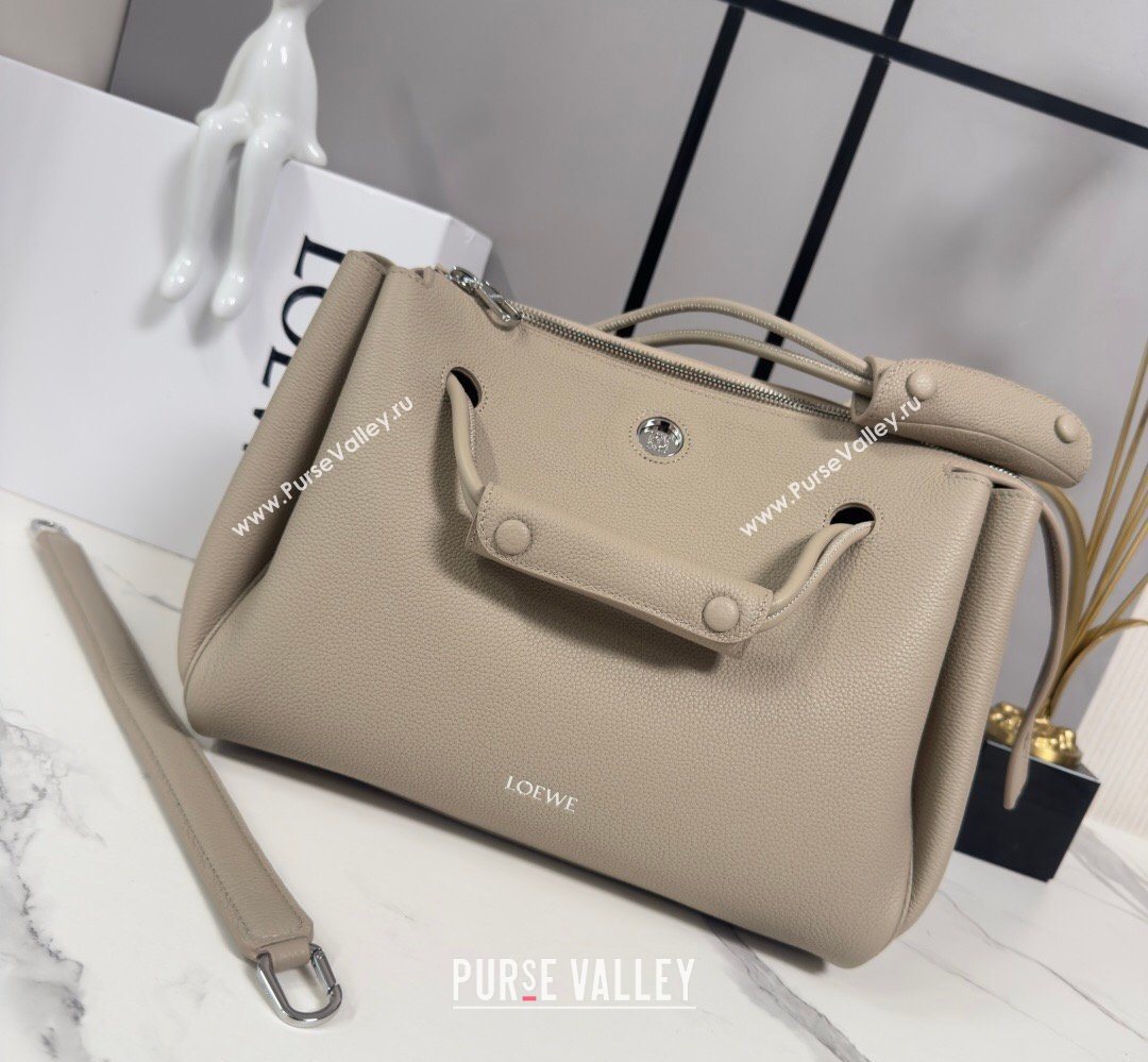 Loewe Medium Madrid bag in supple grained calfskin Clay 20265 052451 (nana-260407072)