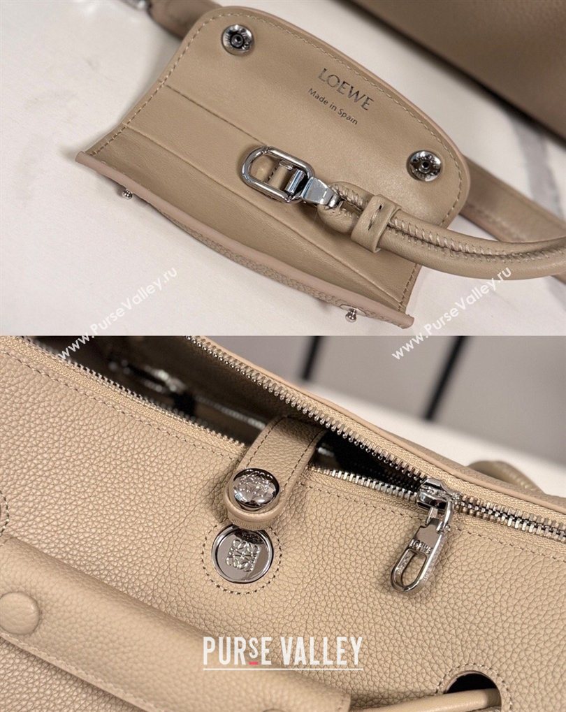 Loewe Medium Madrid bag in supple grained calfskin Clay 20265 052451 (nana-260407072)