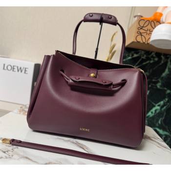 Loewe Large Madrid bag in supple calfskin leather Dark Burgundy 2026 052510 (nana-260407073)