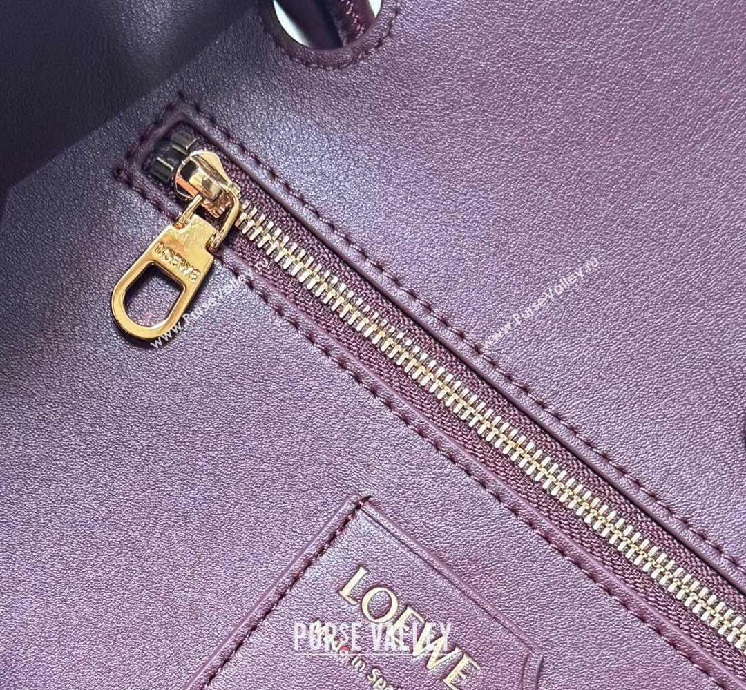 Loewe Large Madrid bag in supple calfskin leather Dark Burgundy 2026 052510 (nana-260407073)