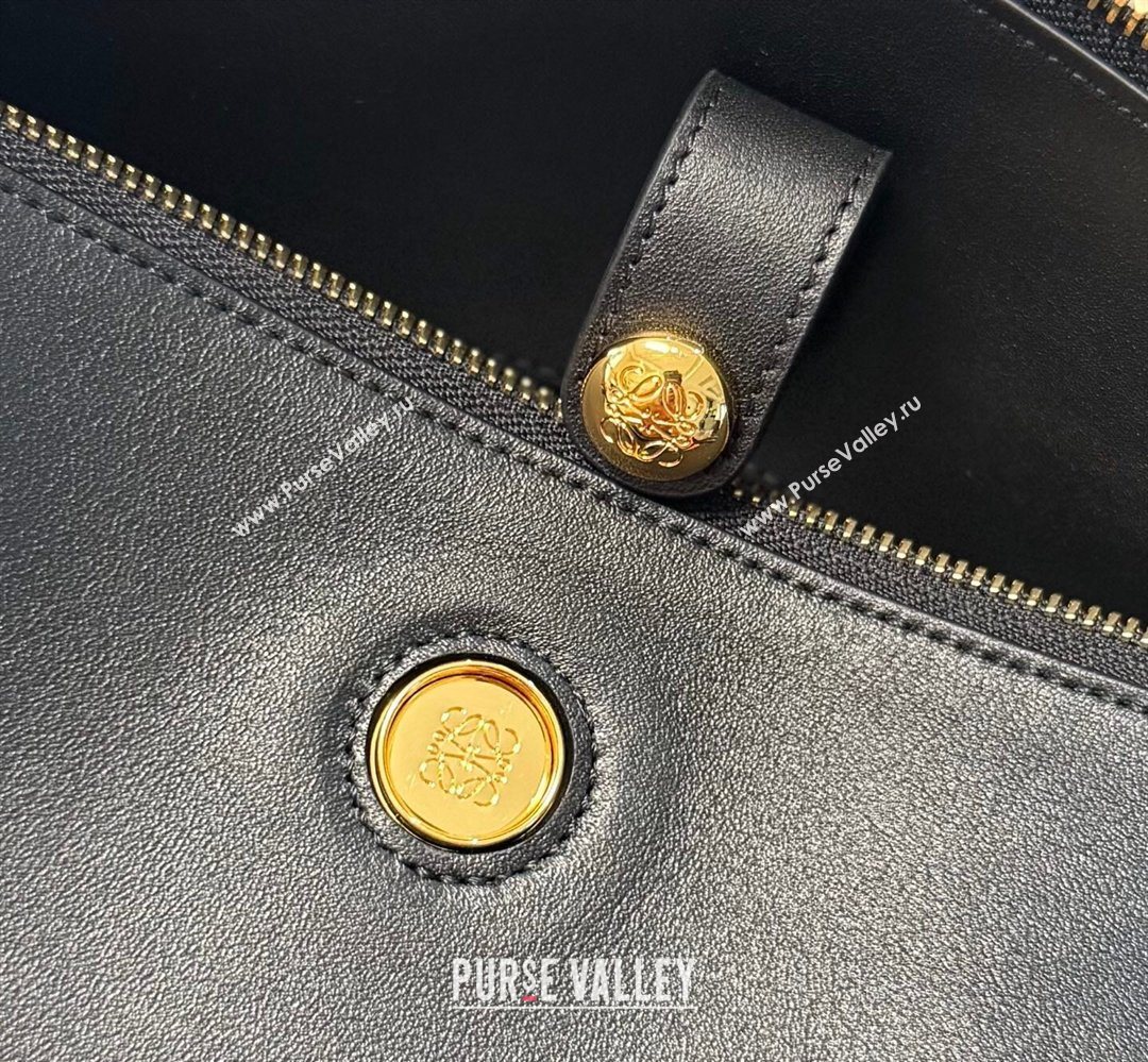 Loewe Large Madrid bag in supple calfskin leather Black 2026 052510 (nana-260407074)