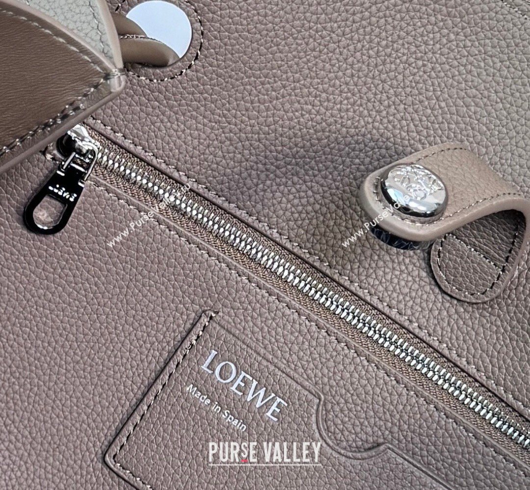 Loewe Large Madrid bag in supple calfskin leather Taupe 2026 052510 (nana-260407076)