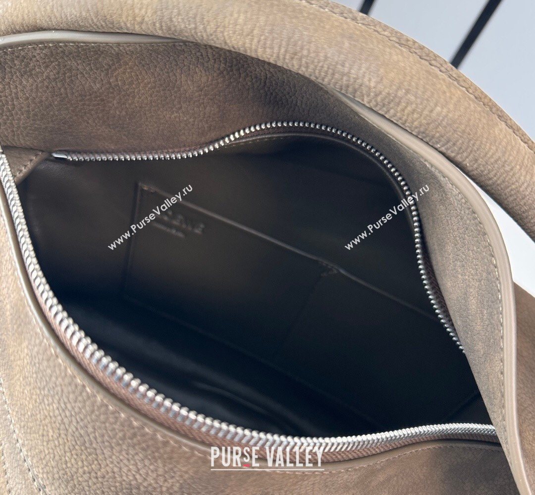 Loewe Large Puzzle Edge bag in grained nubuck Tundra 2026 052446 (Ys-260407080)