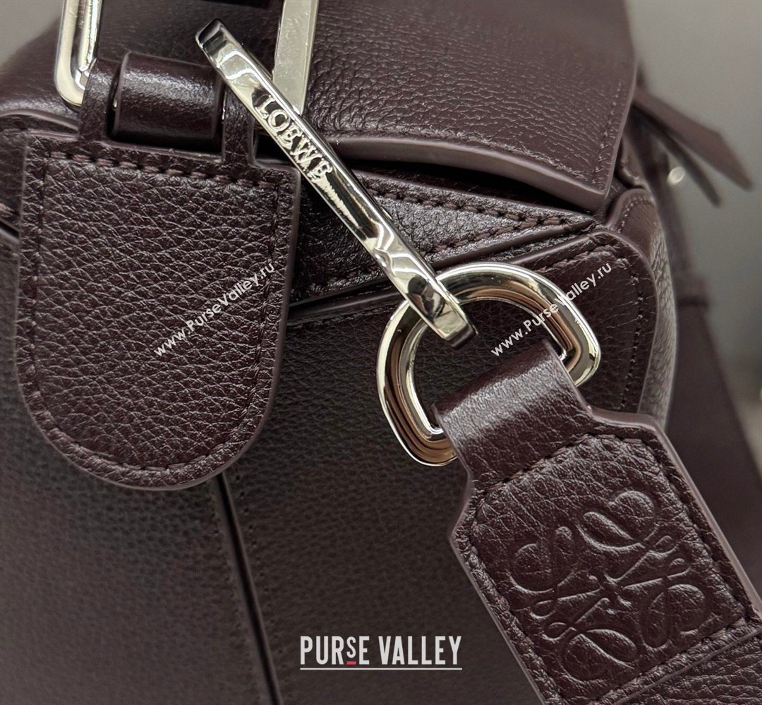 Loewe Large Puzzle Edge bag in soft grained calfskin Cinnabar Red 2026 052446 (Ys-260407084)