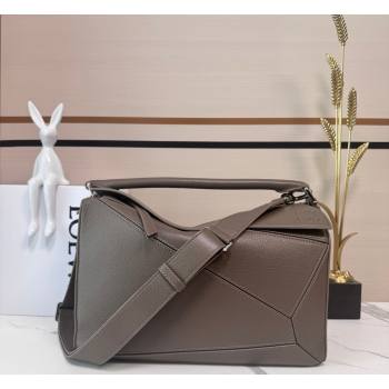 Loewe Large Puzzle Edge bag in soft grained calfskin Tundra 2026 052446 (Ys-260407086)