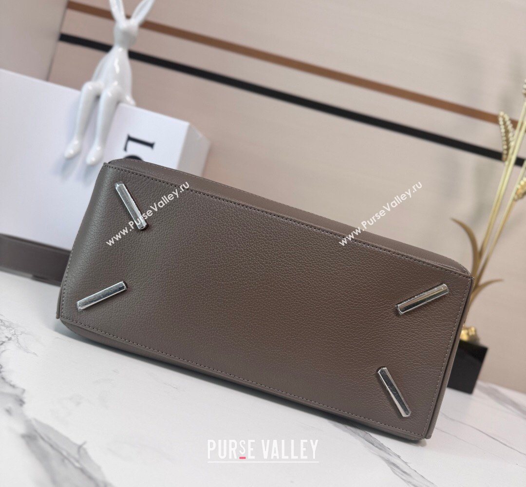 Loewe Large Puzzle Edge bag in soft grained calfskin Tundra 2026 052446 (Ys-260407086)