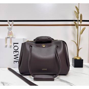 Loewe Medium Madrid bag in supple calfskin leather Brownie 20265 052451 (nana-260407068)