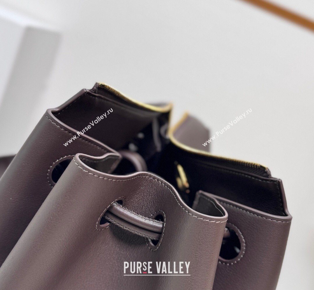 Loewe Medium Madrid bag in supple calfskin leather Brownie 20265 052451 (nana-260407068)