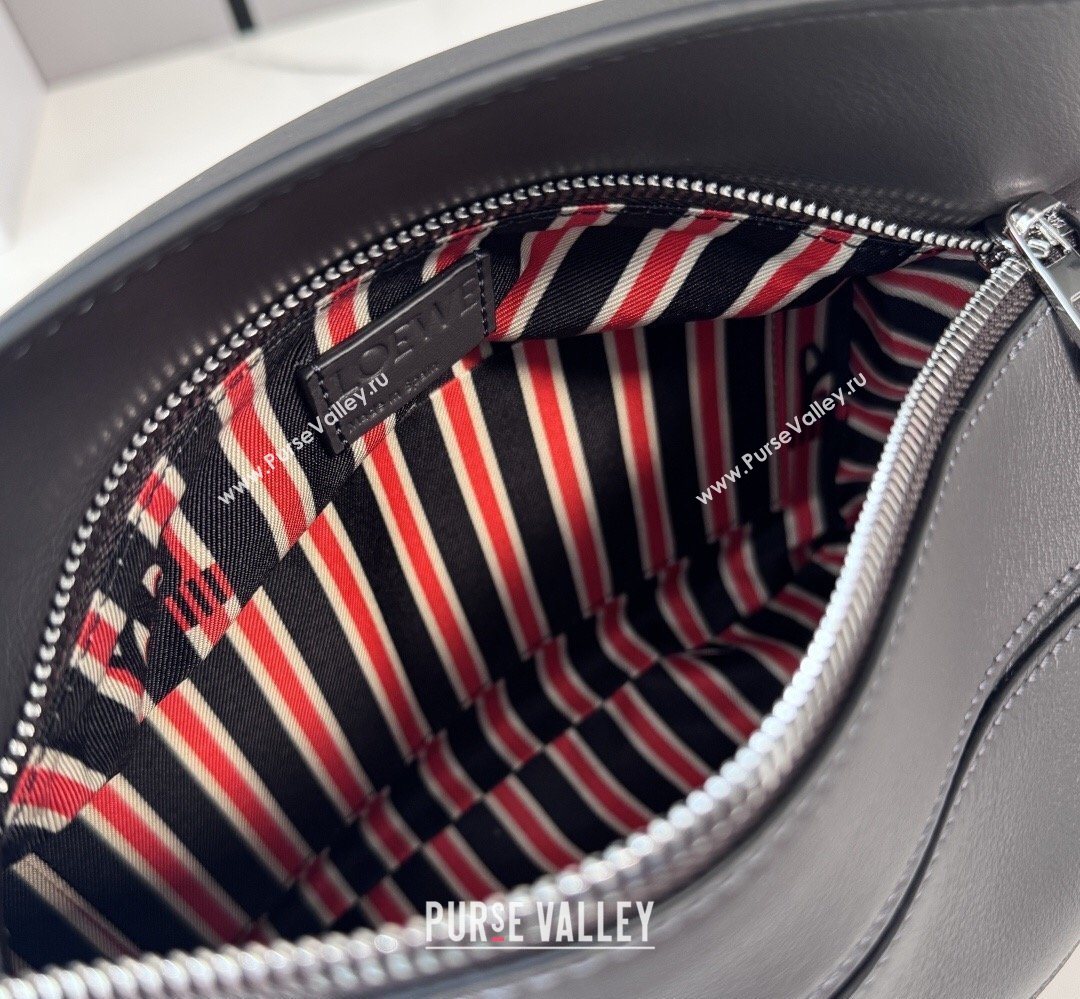 Loewe Small Classic Calfskin Futurist Cat Puzzle Bag Dark Grey 2026 (Ys-260407064)