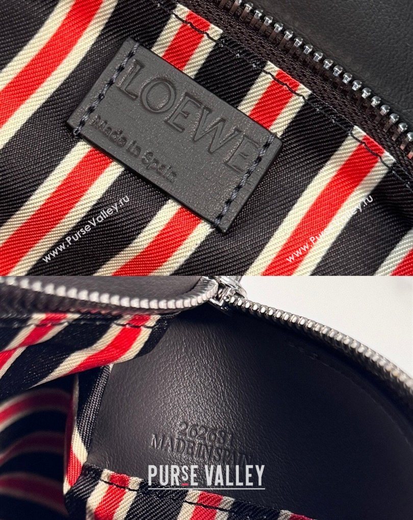 Loewe Small Classic Calfskin Futurist Cat Puzzle Bag Dark Grey 2026 (Ys-260407064)