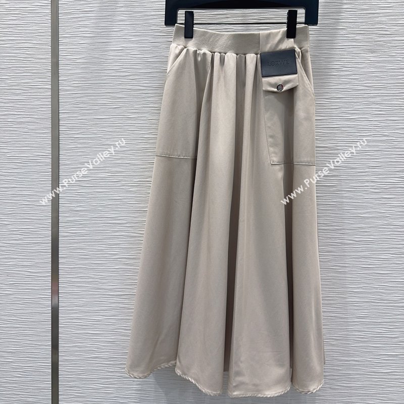 Loewe Skirt Grey 2026 LW031103 (QI-260311057)