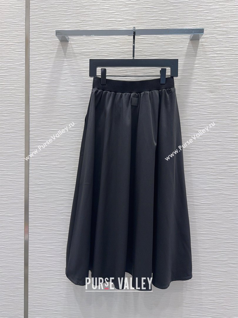 Loewe Skirt Black 2026 LW031103 (QI-260311058)