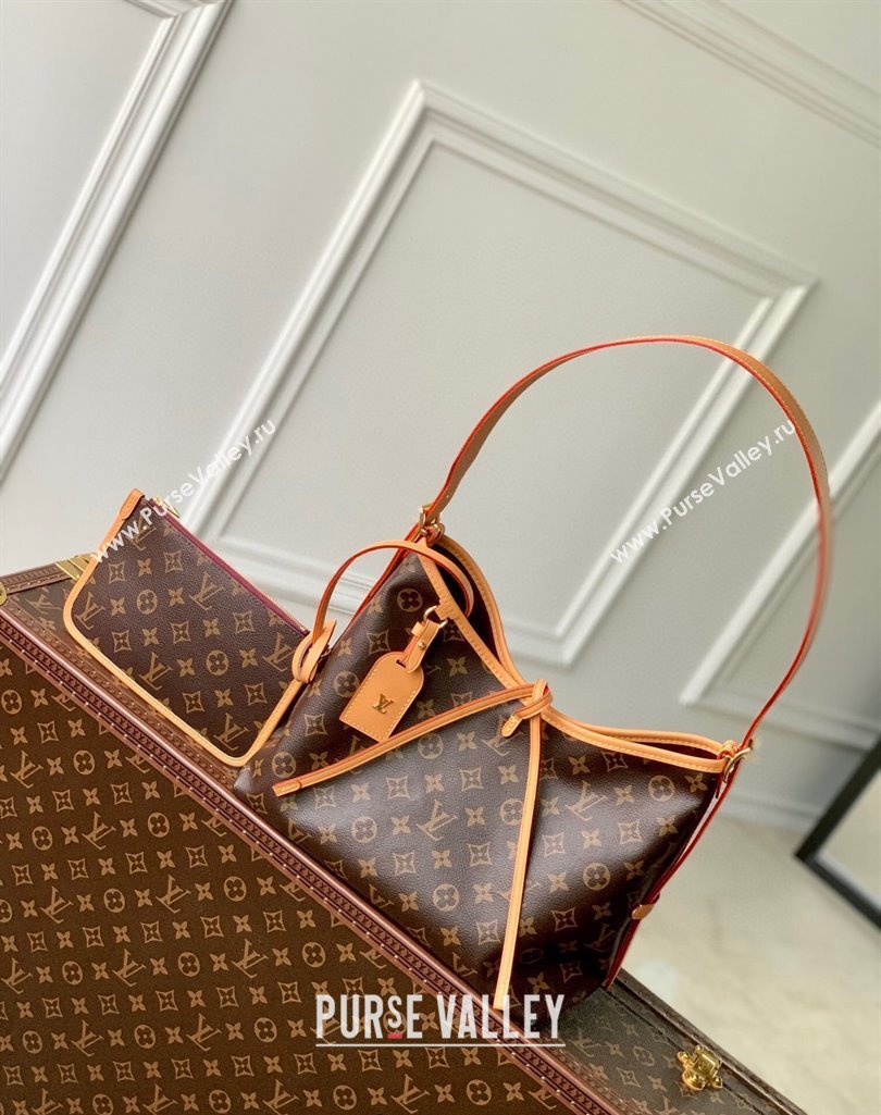 Louis Vuitton Carryall PM Hobo Bag M46203 Monogram Canvas/Nude 2025 (KI-250211060)