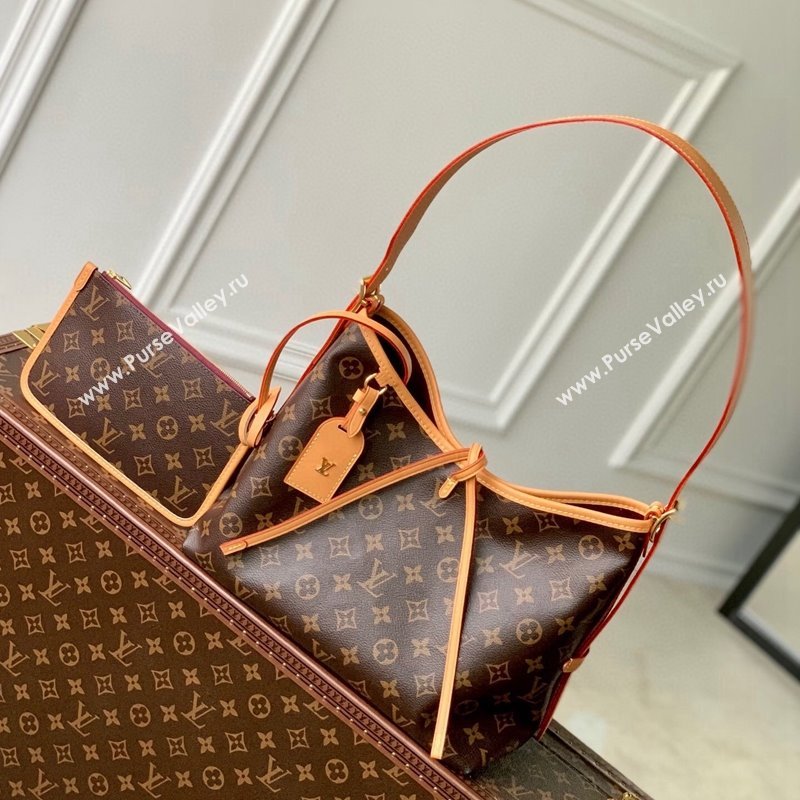 Louis Vuitton Carryall PM Hobo Bag M46203 Monogram Canvas/Nude 2025 (KI-250211060)