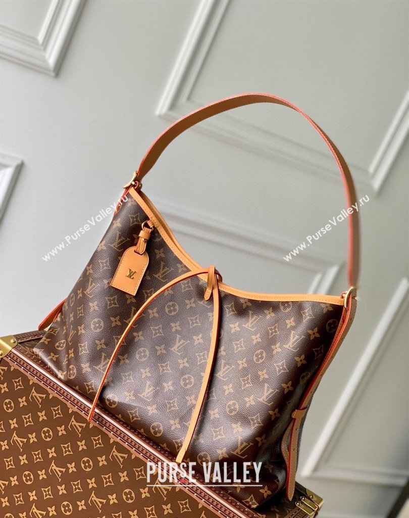 Louis Vuitton Carryall MM Hobo Bag M46197 Monogram Canvas/Nude 2025 (KI-250211061)