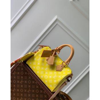 Louis Vuitton Speedy P9 Bandouliere 25 Bag in Soft Calfskin M24429 Neon Yellow 2024 Runway (KI-240716103)