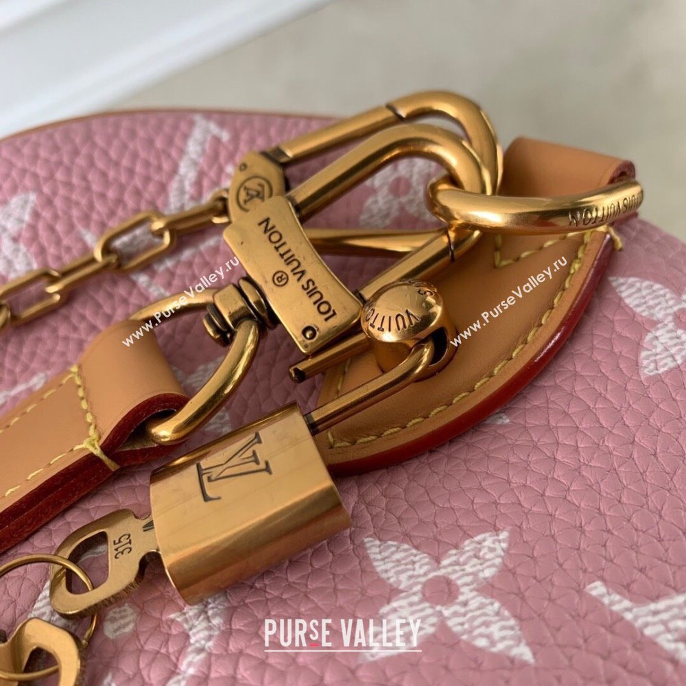 Louis Vuitton RUNWAY Speedy P9 Bandouliere 40 Bag in Soft Calfskin M24417 Light Pink 2024 (KI-240716105)