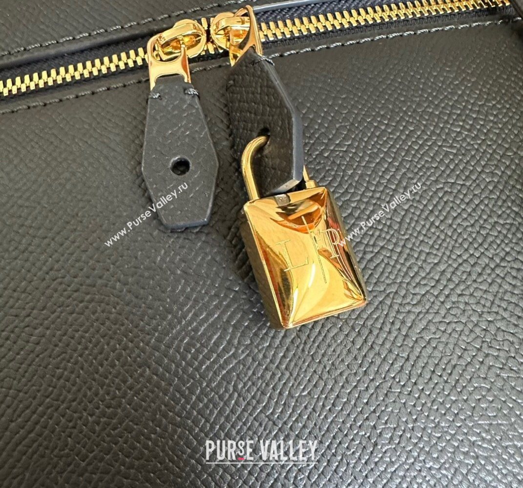 Loro Piana Extra Pocket Pouch L27 in Palm-Grained Calfskin Dark Blue 2024 (TZ-240717143)