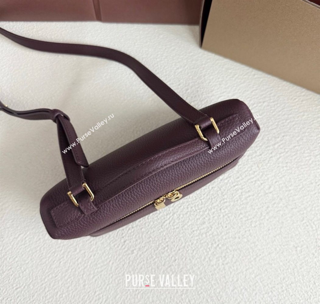 Loro Piana LP Extra Pocket Pouch L19 in Grained Calfskin Ormosia 2025 (YY-250625055)