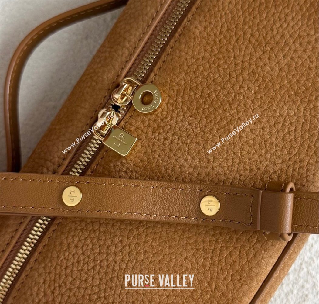Loro Piana LP Extra Pocket Pouch L19 in Suede Fashion Brown 2025 (YY-250625063)