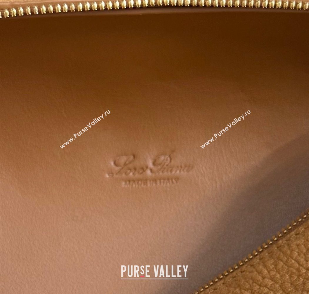Loro Piana LP Extra Pocket Pouch L19 in Suede Fashion Brown 2025 (YY-250625063)