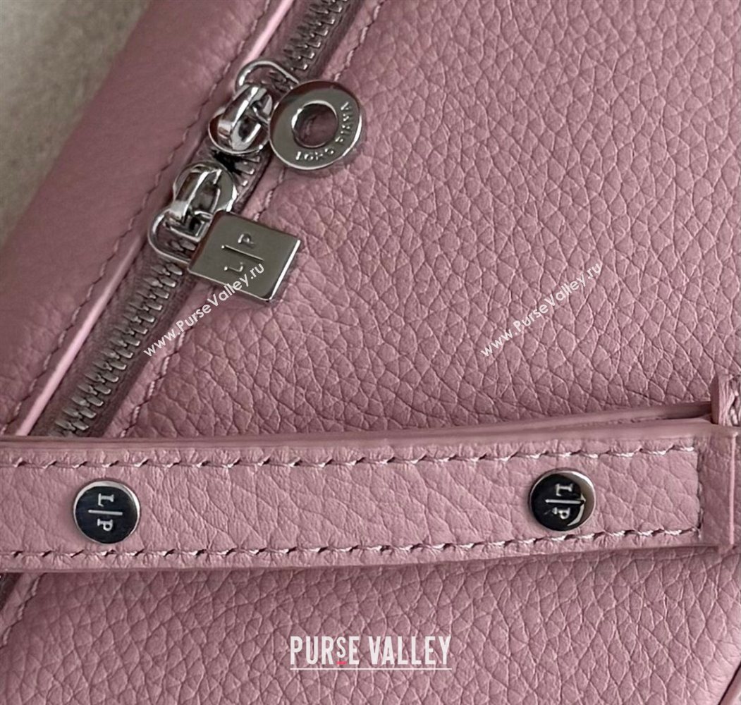 Loro Piana LP Extra Pocket Pouch L19 in Grained Calfskin Stoneware Pink 2025 (YY-250625044)