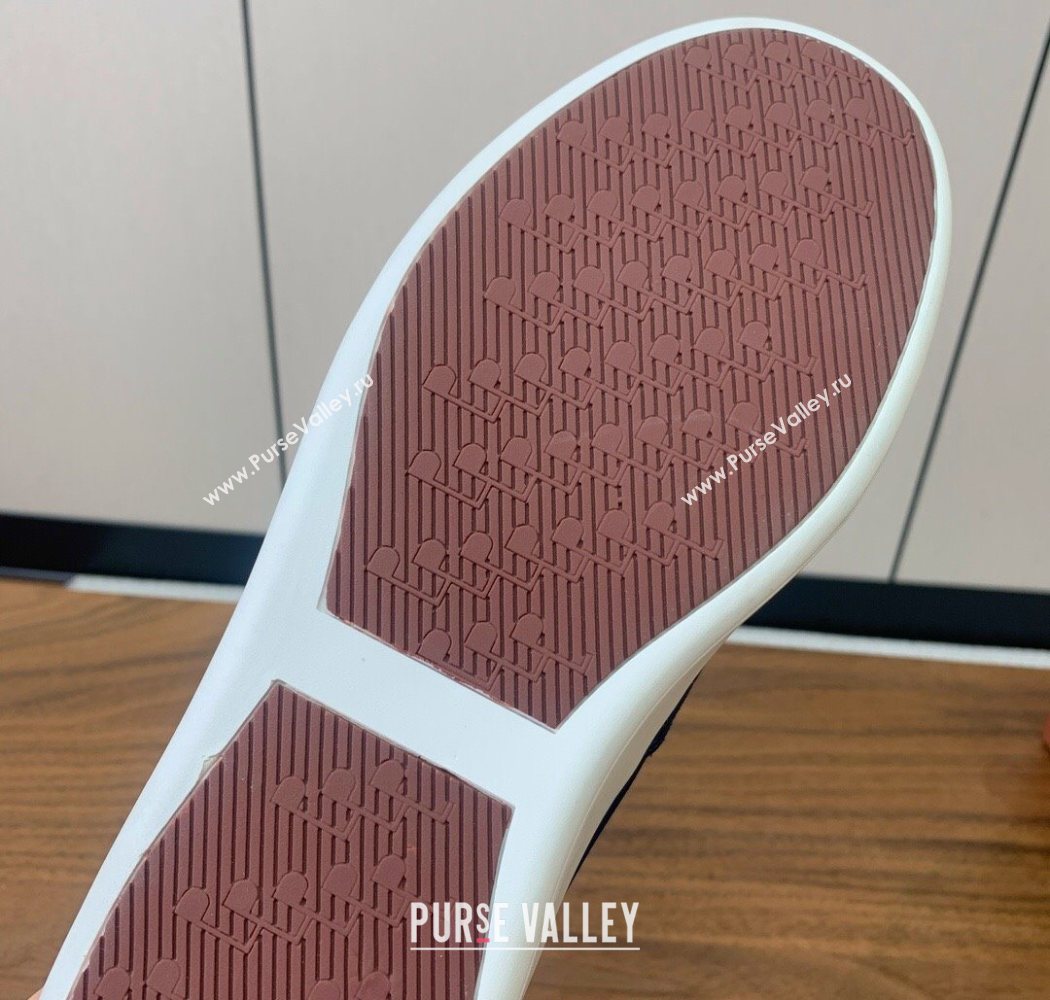 Loro Piana Newport Walk Sneakers in Suede and Mesh Blue 2025 (HH-250827003)