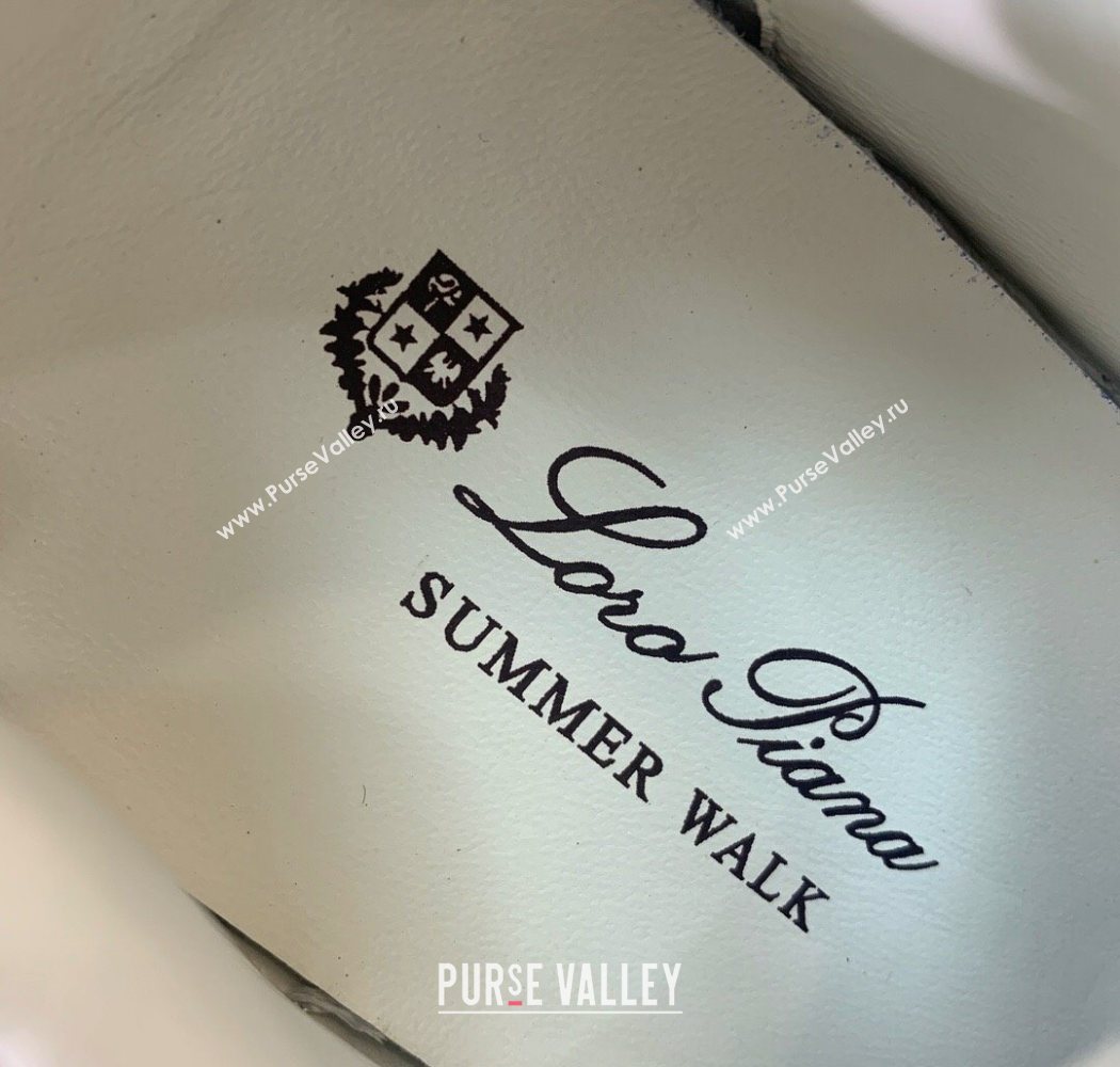 Loro Piana Newport Walk Sneakers in Suede and Mesh White/Grey 2025 (HH-250827004)