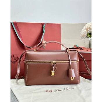 Loro Piana LP Extra Bag L27 in Smooth Leather Caramel 2026 FAO3001 (BF-260408046)