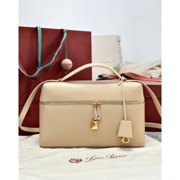 Loro Piana LP Extra Bag L27 in Smooth Leather Light Mastic 2026 FAO3001 (BF-260408048)