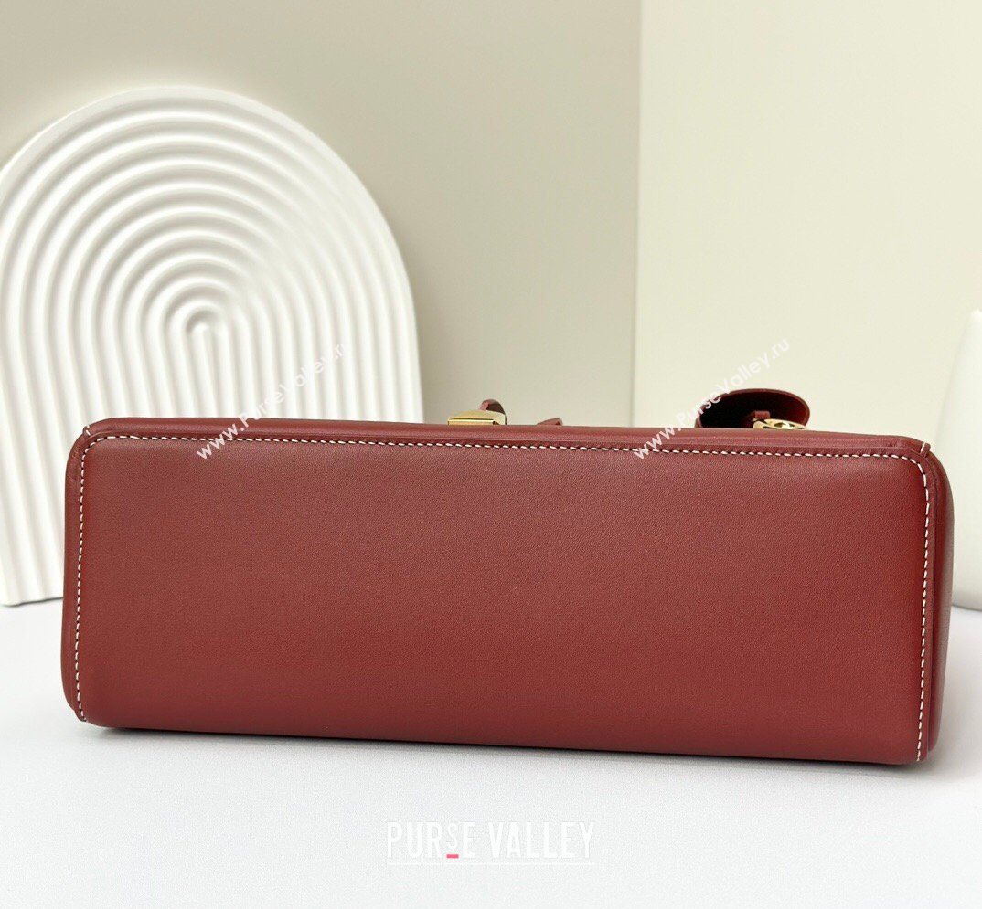 Loro Piana LP Extra Bag L27 in Smooth Leather Red 2026 FAO3001 (BF-260408050)