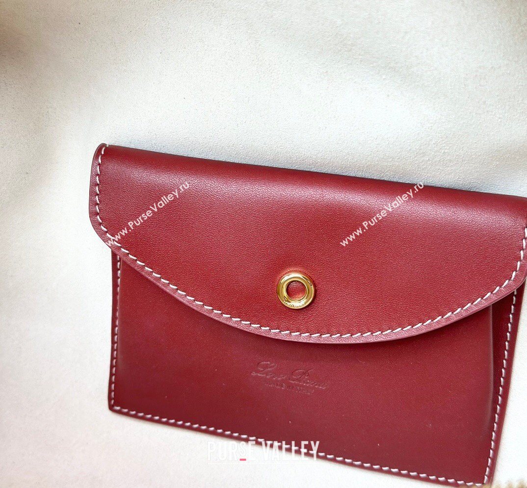 Loro Piana LP Extra Bag L27 in Smooth Leather Red 2026 FAO3001 (BF-260408050)