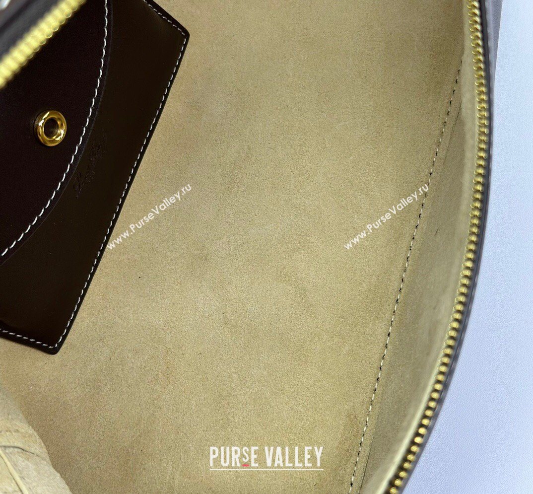 Loro Piana LP Extra Bag L27 in Smooth Leather Dark Brown 2026 FAO3001 (BF-260408051)