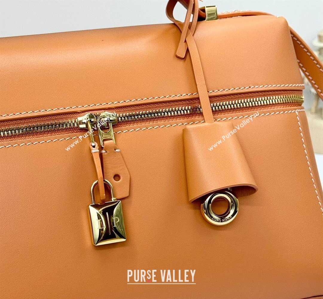 Loro Piana LP Extra Bag L27 in Calfskin Leather Cinnamon 2026 FAO3001 (BF-260408052)