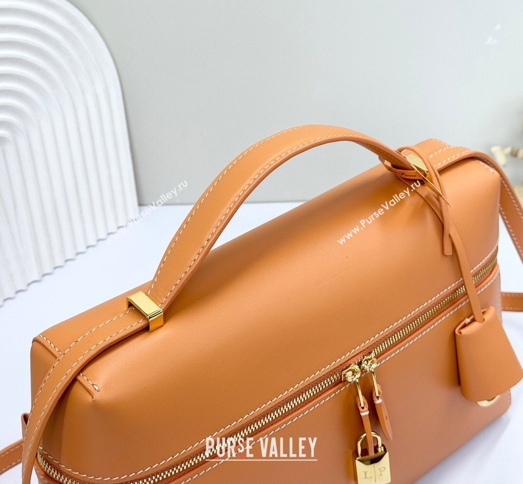 Loro Piana LP Extra Bag L27 in Calfskin Leather Cinnamon 2026 FAO3001 (BF-260408052)