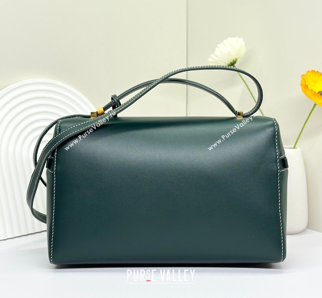 Loro Piana LP Extra Bag L27 in Smooth Leather Peacock Green 2026 FAO3001 (BF-260408054)