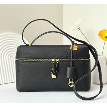 Loro Piana LP Extra Bag L27 in Palm-Grained Leather Navy Blue 2026 FAO3001 (BF-260408056)