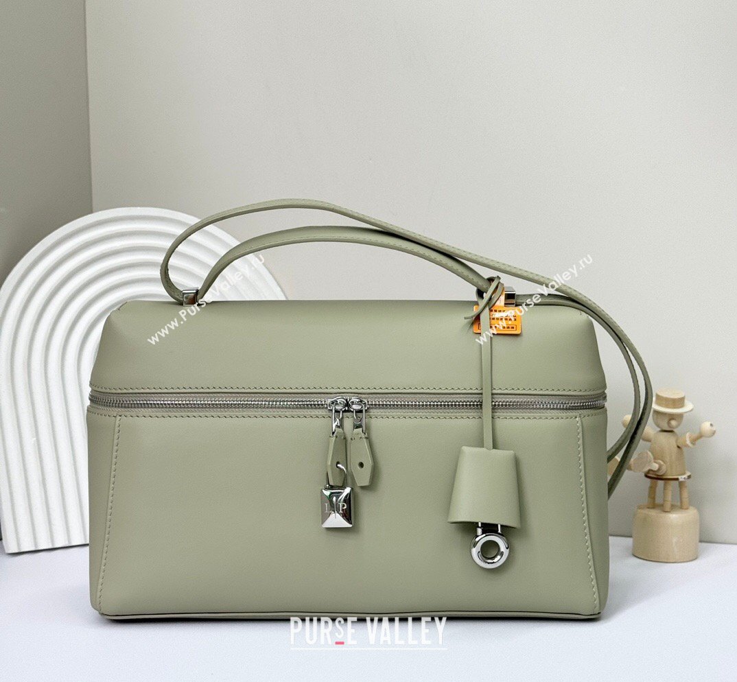 Loro Piana LP Extra Bag L27 in Calfskin Leather Mustard Green 2026 FAO3001 (BF-260408057)