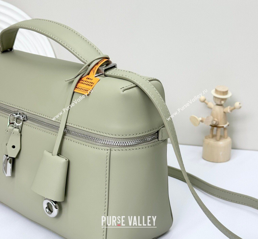 Loro Piana LP Extra Bag L27 in Calfskin Leather Mustard Green 2026 FAO3001 (BF-260408057)