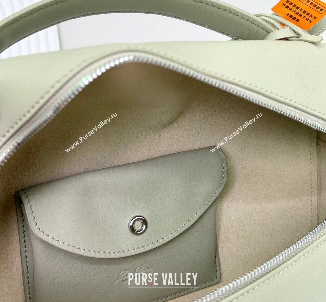 Loro Piana LP Extra Bag L27 in Calfskin Leather Mustard Green 2026 FAO3001 (BF-260408057)