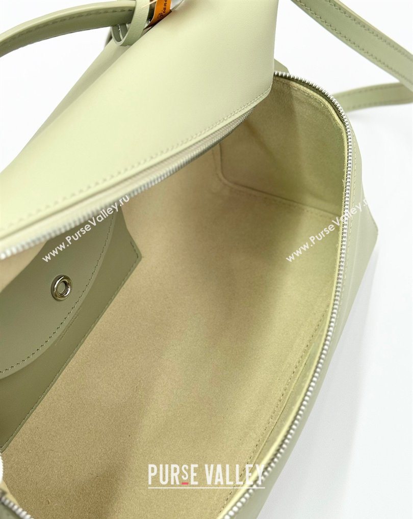 Loro Piana LP Extra Bag L27 in Calfskin Leather Mustard Green 2026 FAO3001 (BF-260408057)