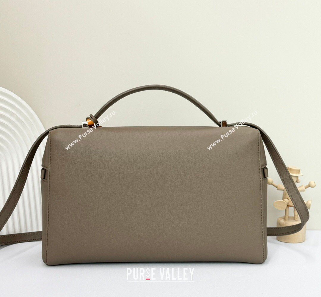 Loro Piana LP Extra Bag L27 in Calfskin Leather Warm Beige 2026 FAO3001 (BF-260408058)