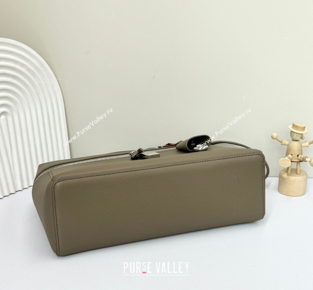 Loro Piana LP Extra Bag L27 in Calfskin Leather Warm Beige 2026 FAO3001 (BF-260408058)