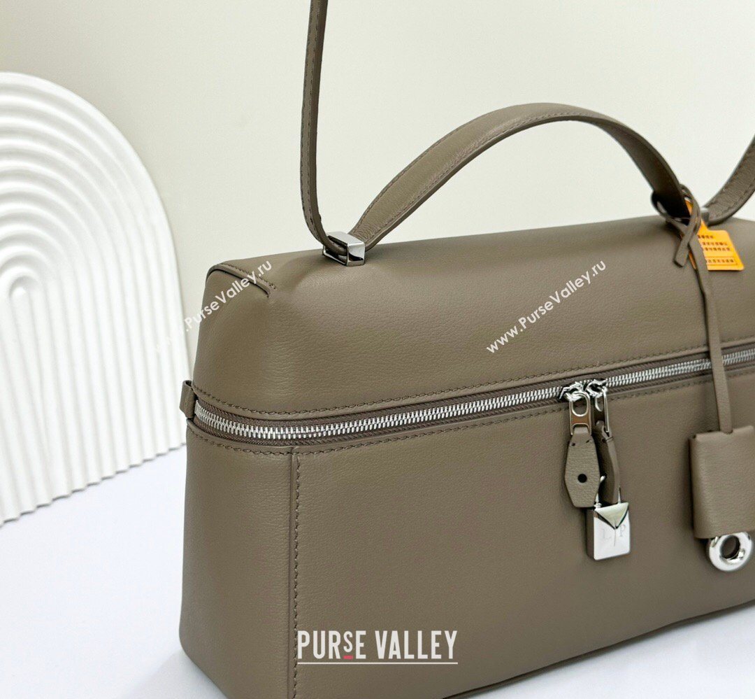 Loro Piana LP Extra Bag L27 in Calfskin Leather Warm Beige 2026 FAO3001 (BF-260408058)