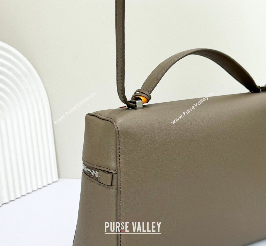 Loro Piana LP Extra Bag L27 in Calfskin Leather Warm Beige 2026 FAO3001 (BF-260408058)