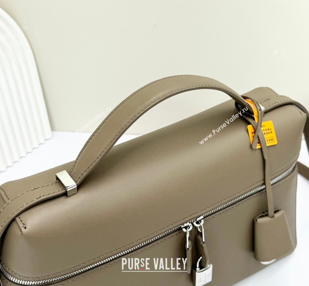 Loro Piana LP Extra Bag L27 in Calfskin Leather Warm Beige 2026 FAO3001 (BF-260408058)