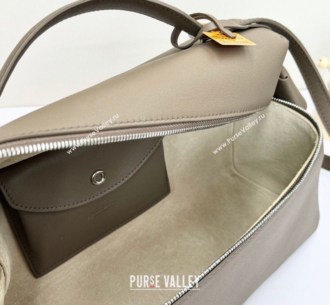 Loro Piana LP Extra Bag L27 in Calfskin Leather Warm Beige 2026 FAO3001 (BF-260408058)