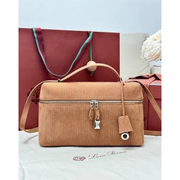 Loro Piana LP Extra Bag L27 in Wave Nubuck Leather Brown 2026 FAO3001 (BF-260408059)